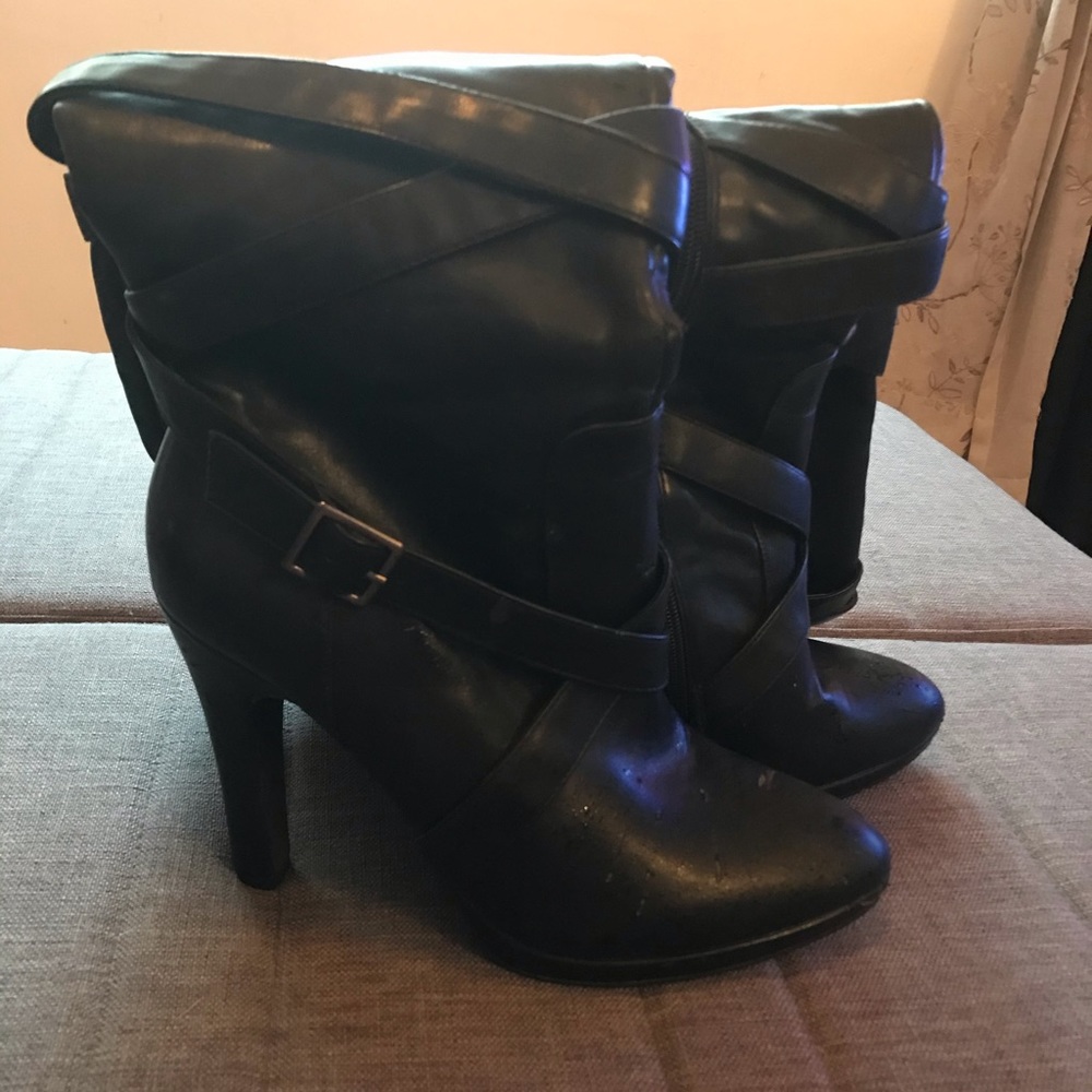 Women’s knee high heels. Over the knee sz 10.